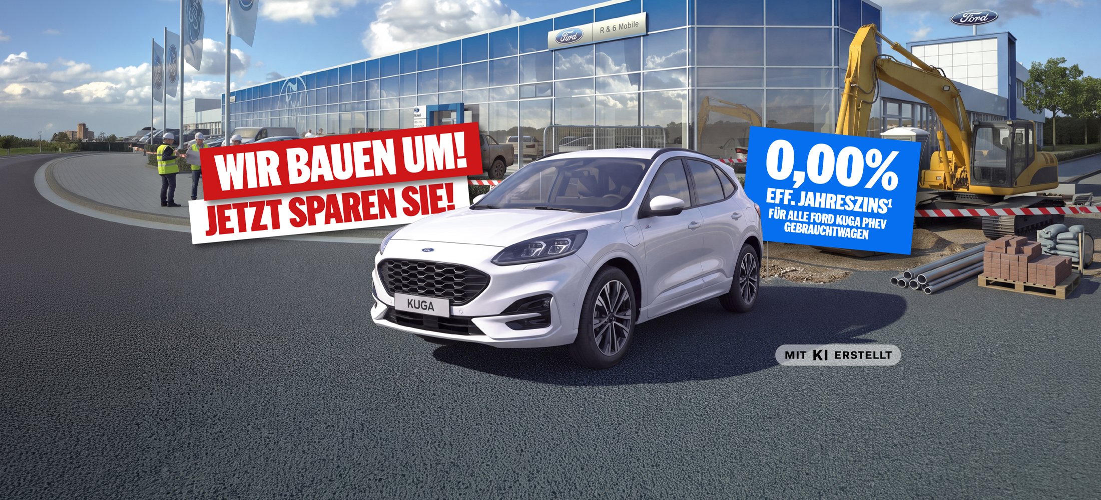 Wir bauen um! Sie sparen jetzt! Zus&auml;tzlich 1.