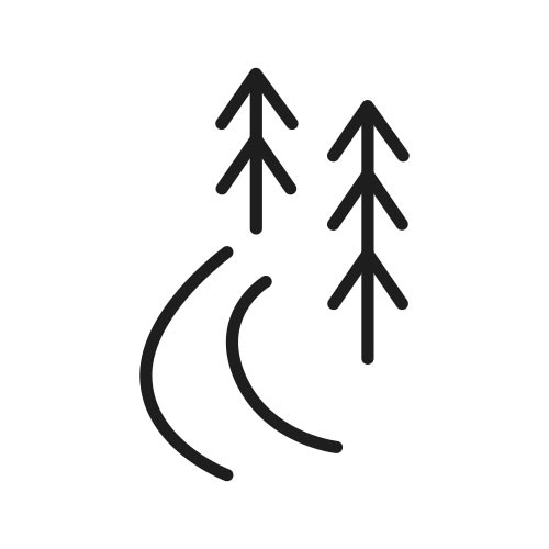 Icon: Unbefestigte Straße