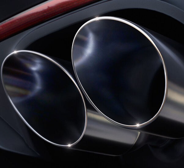 Auspuff Detailansicht