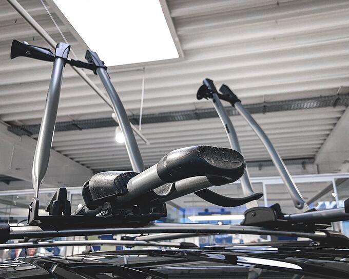 Zu sehen ist ein Fahrradträger